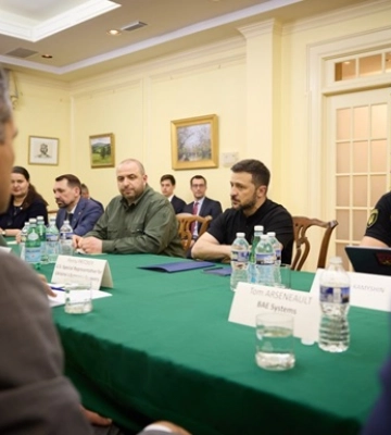Зеленський зустрівся з представниками американських оборонних компаній
