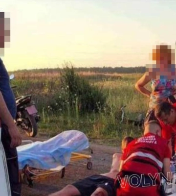 Травматична ампутація ноги і струс мозку: розповіли про стан постраждалого 17-річного мотоцикліста у Луцькому районі