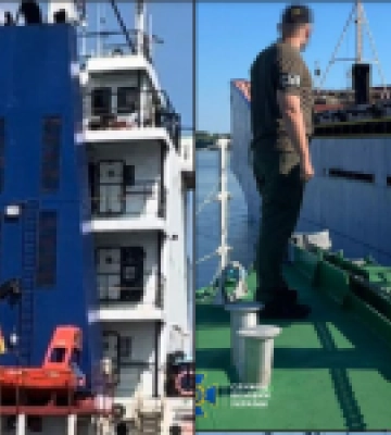 СБУ затримала капітана вантажного судна, який допомагав рашистам вивозити з Криму українське зерно