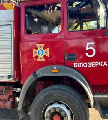 Окупанти вранці скинули вибухівку на рятувальників у Херсонській області