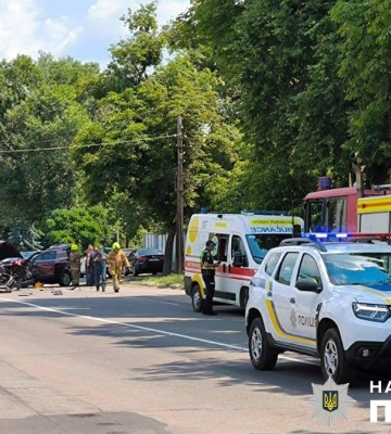 На Полтавщині зіткнулися легковики: травмовано трьох людей