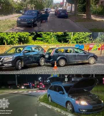 Три п'яні ДТП сталися цими вихідними у Львові