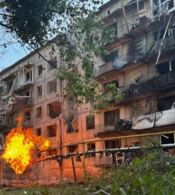 Внаслідок обстрілу Донеччини загинула людина, ще 17 поранені, - ДСНС