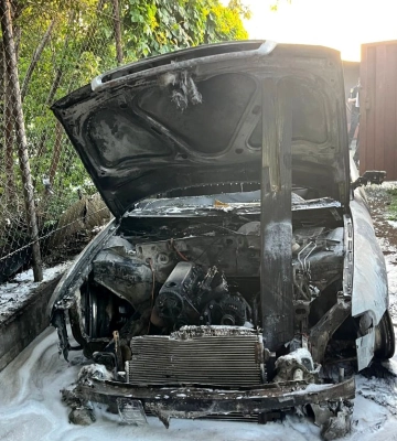 Затриманий житель Рівного, який за 2 тисячі гривень спалив авто на замовлення спецслужб рф
