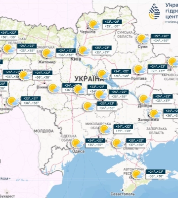 Температура до +42 °C: Наталка Діденко розповіла, якою буде погода 13 липня