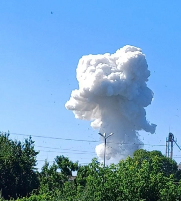 На Константиновку Донецкой области российские войска сбросили управляемую  авиабомбу