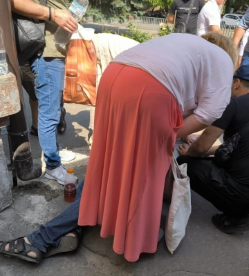 У Дніпрі в черзі до ТЦК у чоловіка стався напад епілепсії