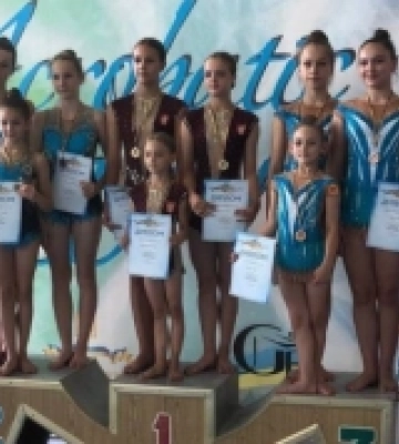 Одеські акробатки стали призерками чемпіонату України
