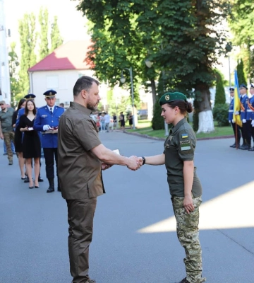 Міністр Кліменко вручив прикордонниці з Волині орден княгині Ольги 