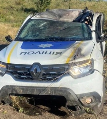 В Донецкой области оккупанты дроном атаковали авто: погиб полицейский
