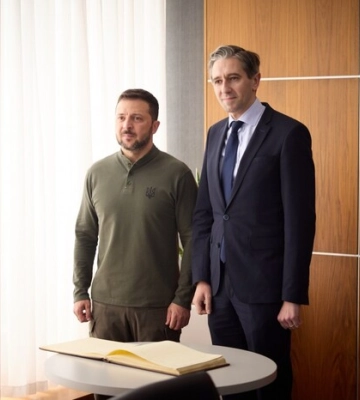 Безпекова угода, євроінтеграція, повернення українських дітей: Зеленський зустрівся з прем’єр-міністром Ірландії