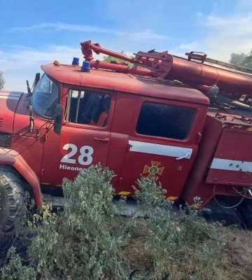 Оккупанты ударили дроном по спасателям в Никопольском районе