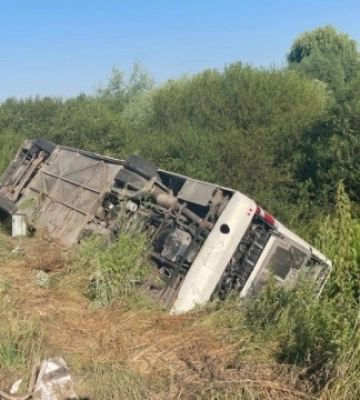 На Тернопільщині перекинувся автобус із паломниками, є постраждалі