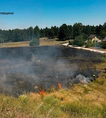На Дніпропетровщині горіли понад 80 гектар в екосистемах