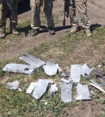 На Вовчанському напрямку прикордонники знищили ударний дрон ворога