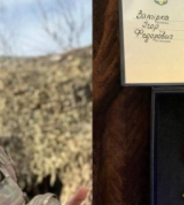 Штурмовик з Рівненщини отримав відзнаку «Золотий хрест»