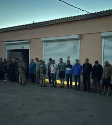 На держкордоні в Одеській області затримали велику групу ухилянтів