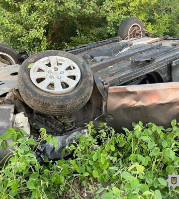 Виїхав на зустрічну, а потім в кювет: в Уманському районі сталась ДТП (ФОТО)