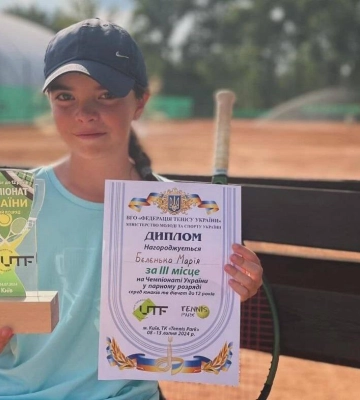Миколаївські тенісистки відзначилися на Чемпіонаті України в Києві