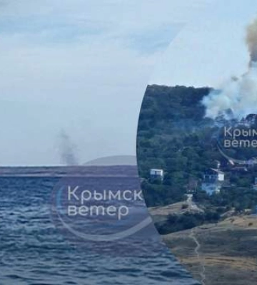 В Крыму масштабный пожар: огонь может достичь аэродрома Бельбек