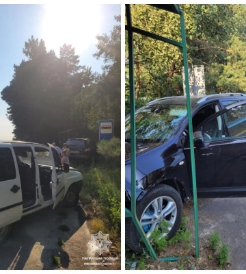Після зіткнення авто відкинуло на зупинку: у Рівненському районі нетверезий водій спричинив ДТП