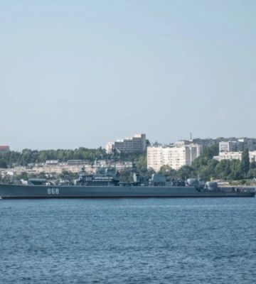 Військово-морські сили заявили, що останній патрульний корабель ВМФ Росії залишив Крим