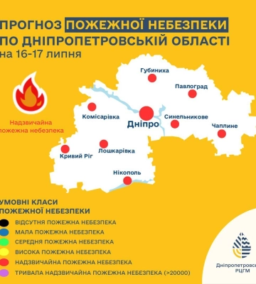 У Дніпрі запровадили червоний рівень небезпечності