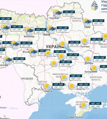 В Україні прогнозують спекотний пік та грози: якою буде погода у Дніпрі 17 липня