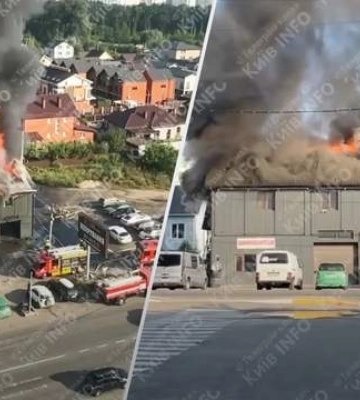У Вишневому в Київській області була потужна пожежа: що кажуть про займання у ДСНС