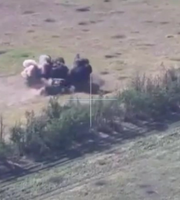 Военные показали отражение российского штурма в районе Курахово