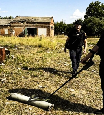 Піротехніки ДСНС виявили та знищили 5 вибухонебезпечних предметів на Сумщині