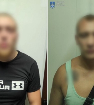 Двом мешканцям Запоріжжя висунуто підозру в розбійному нападі на військовослужбовця