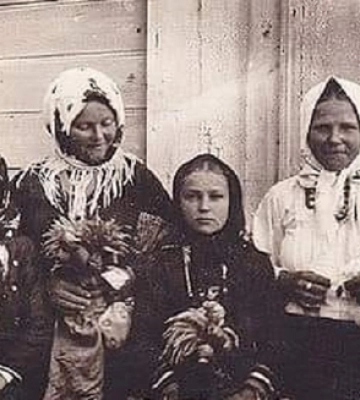 Як волиняни століття тому святили плоди на Спаса