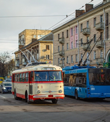 У центрі Рівного не працюють тролейбуси