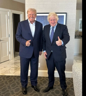 Борис Джонсон зустрівся з Дональдом Трампом та обговорив з ним війну в Україні
