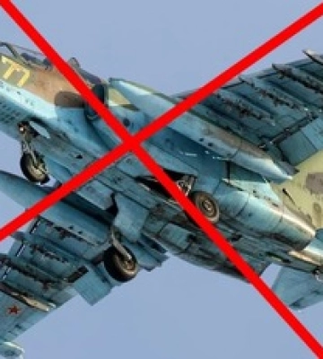 Украинцы сбили российский Су-25
