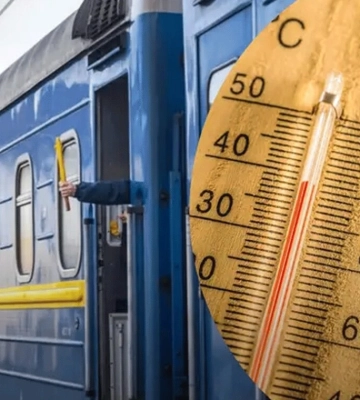 В потязі Запоріжжя-Ужгород померла людина від спеки: офіційно
