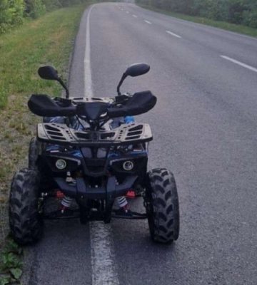 На Київщині водій квадроцикла тікав від патрульних і перевернувся (ВІДЕО)