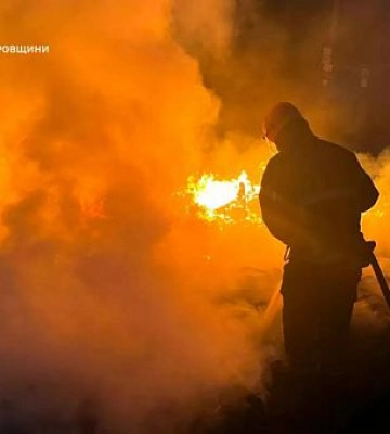 За добу на Донеччині вогонь знищів понад 60 гектар