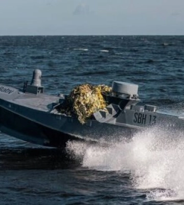 Наслідки атаки безпілотників по російській базі берегової охорони на озері Донузлав. СУПУТНИКОВІ ФОТО