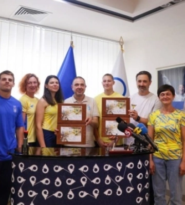 У Києві пройшла церемонія погашення марок, присвячених Олімпіаді у Парижі
