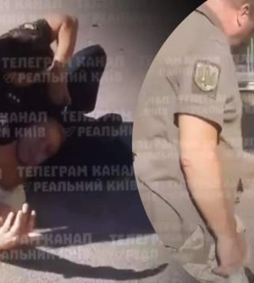 У Києві під час відпрацювання з ТЦК затримали чоловіка, який тікав і штовхав поліцейських - патрульна поліція