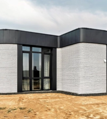 В Ірпені благодійники за допомогою 3D-принтера збудували дім для родини загиблого військового