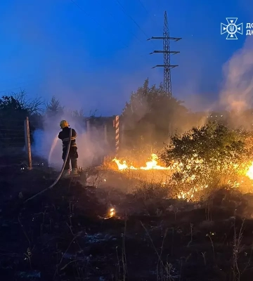 На Дніпропетровщині за добу вогнем знищено понад 68 га екосистем