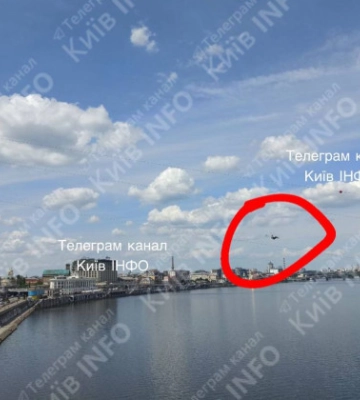 Рятувальники шукають дівчину, яка впала у Дніпро через обрив тросу атракціону