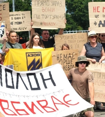 26 місяців у полоні: у Ковелі відбулася акція на підтримку захисників Маріуполя