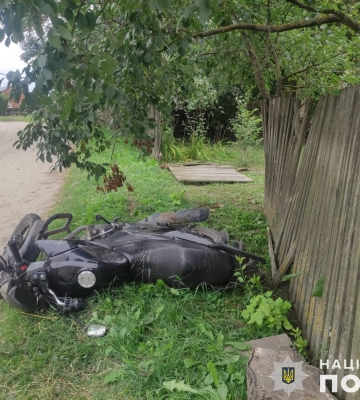 На Львівщині поліція затримала водія мотоцикла на п'яну їзду