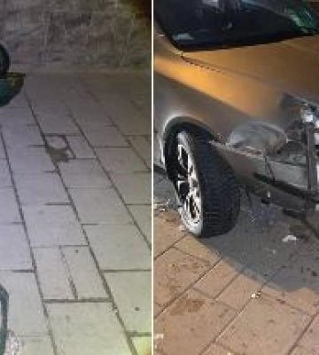 На Львівщині нетверезий мотоцикліст врізався в огорожу: він і пасажир у лікарні