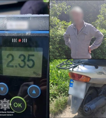 На Дубенщині &quot;спіймали&quot; трьох нетверезих водіїв двоколісних