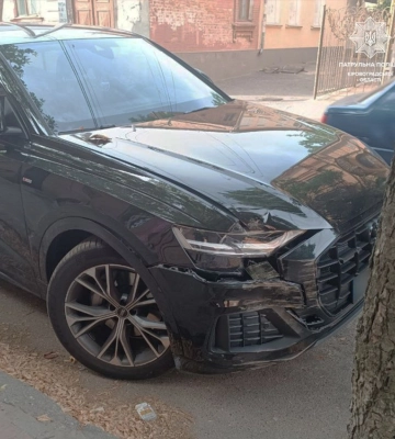 Водій напідпитку намагався втекти з місця ДТП у Кропивницькому
